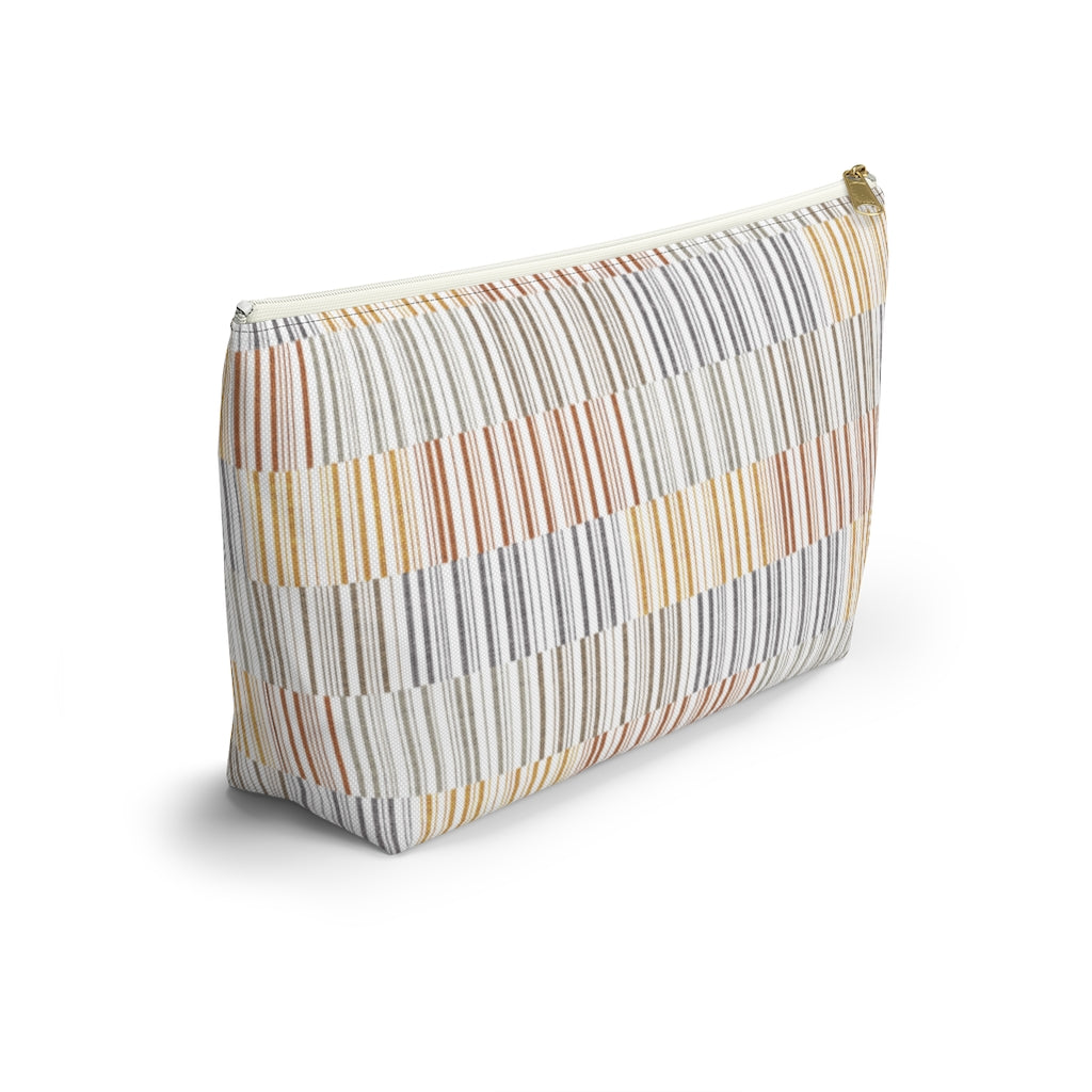 Traffic Code Accessory Pouch w T-bottom in Orange