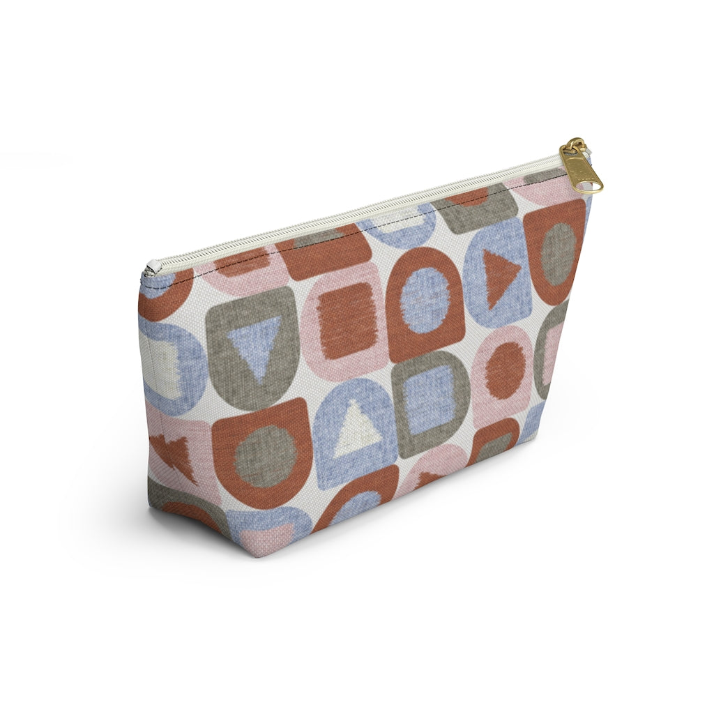 Shape Up Accessory Pouch w T-bottom in Pink