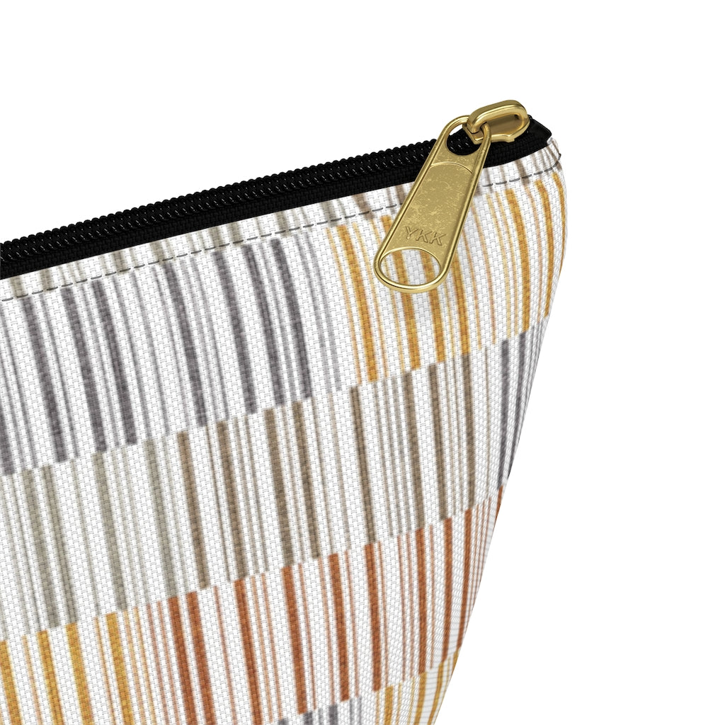 Traffic Code Accessory Pouch w T-bottom in Orange