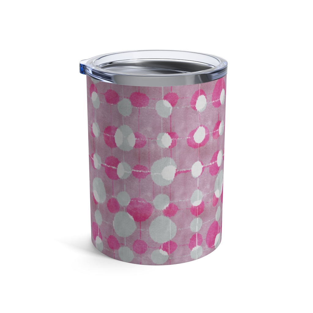 Ikat Texture Overlay Tumbler in Pink