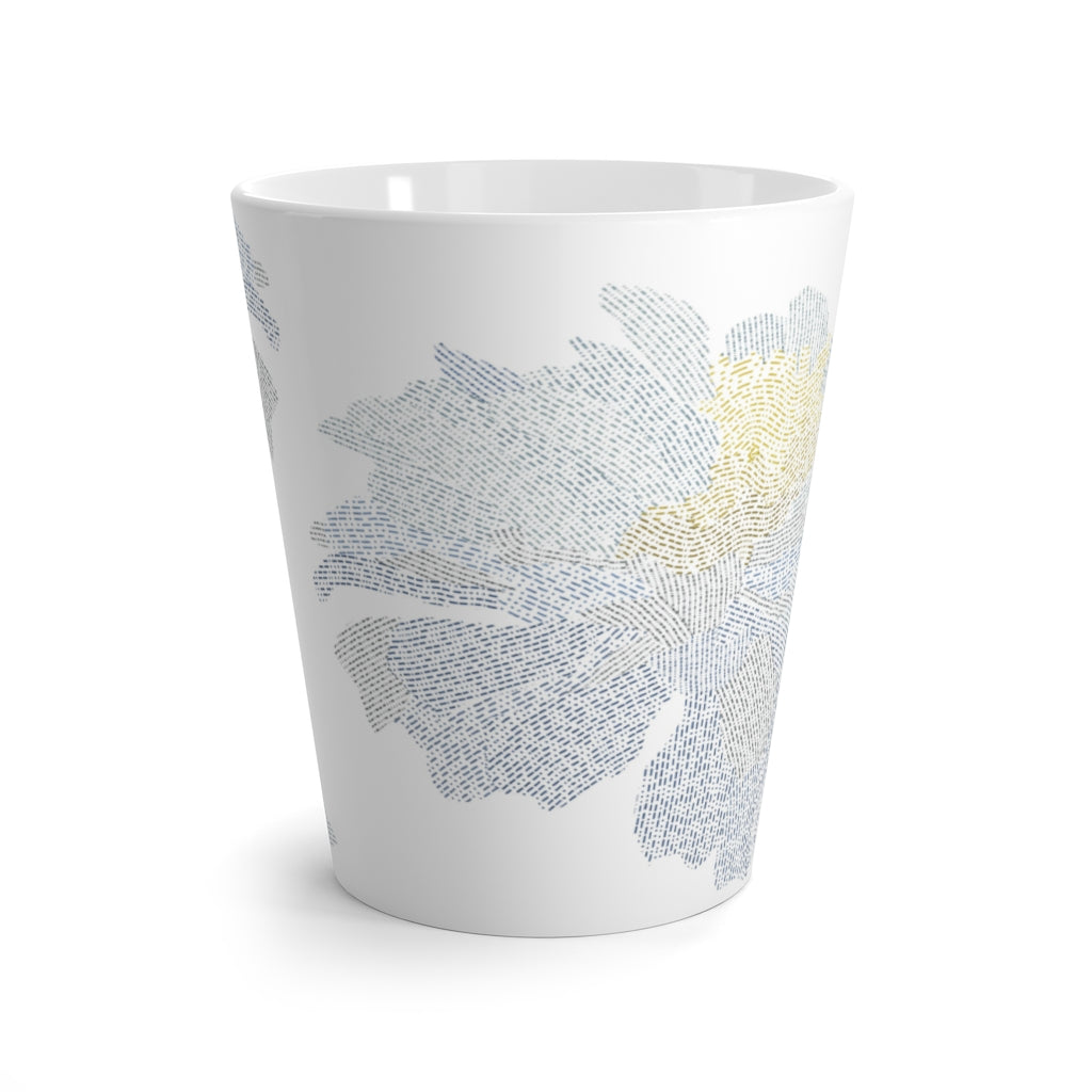 Ciphertext Code Latte Mug in Blue