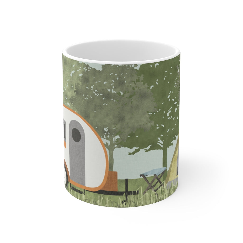 Camping Mug in Orange