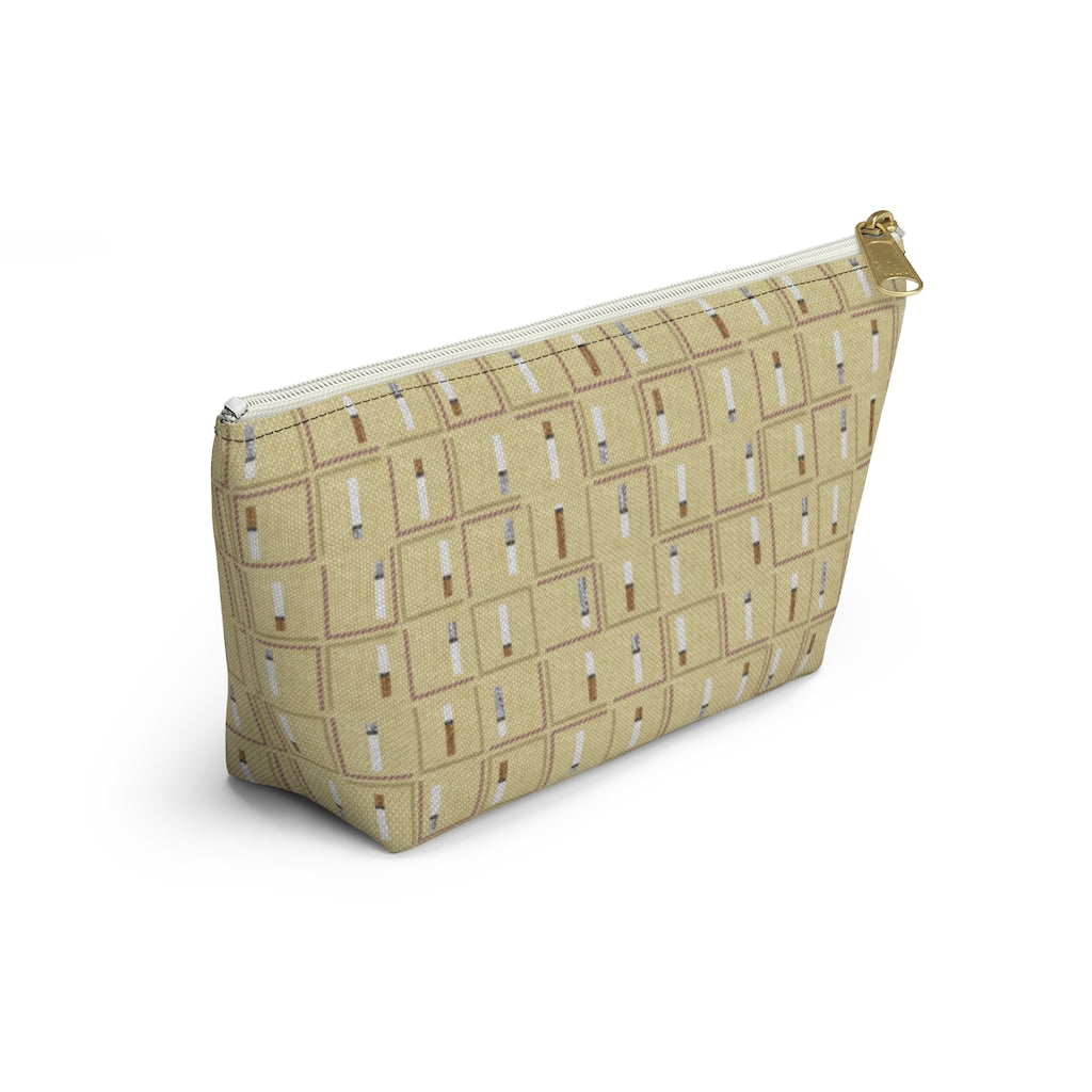 Pencil to Paper Accessory Pouch w T-bottom in Yellow