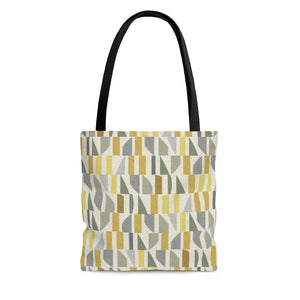 Frequency Code Tote Bag in Yellow