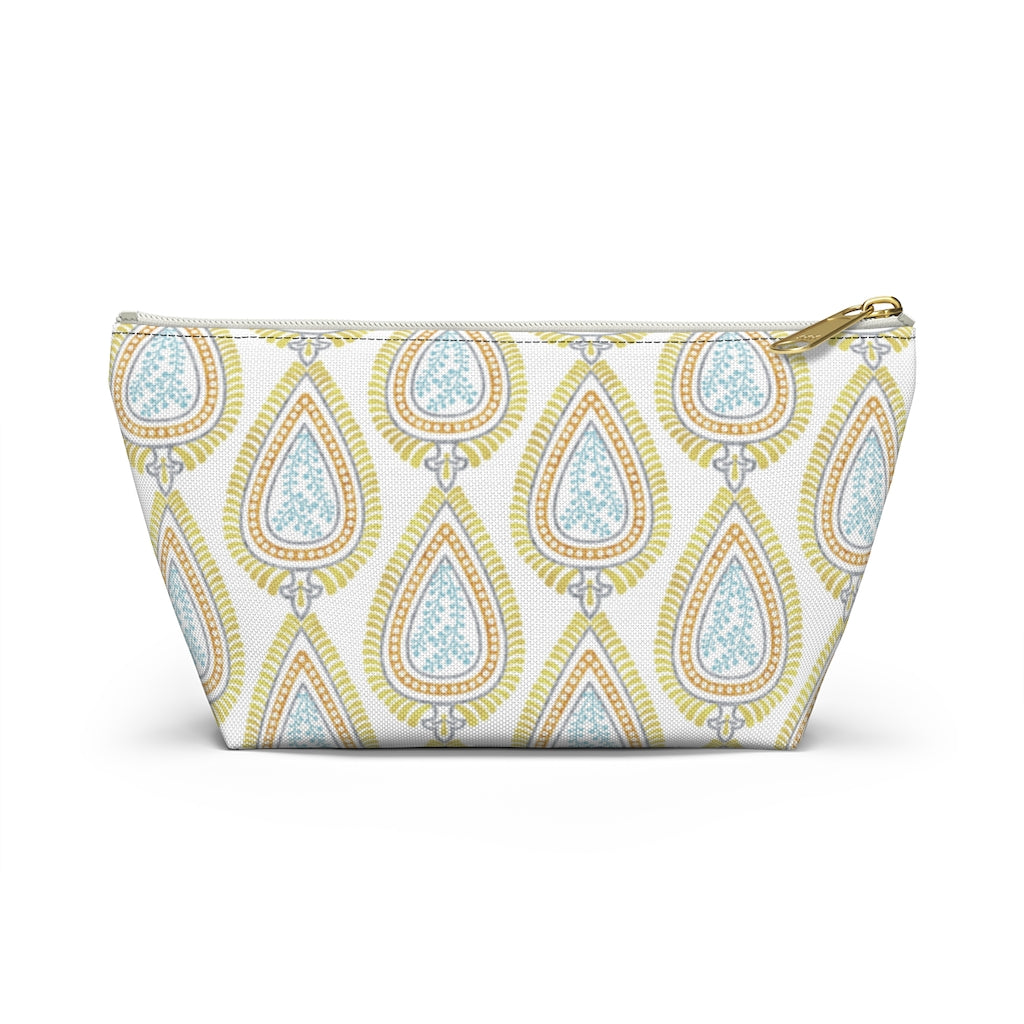Teardrop Accessory Pouch w T-bottom in Gold