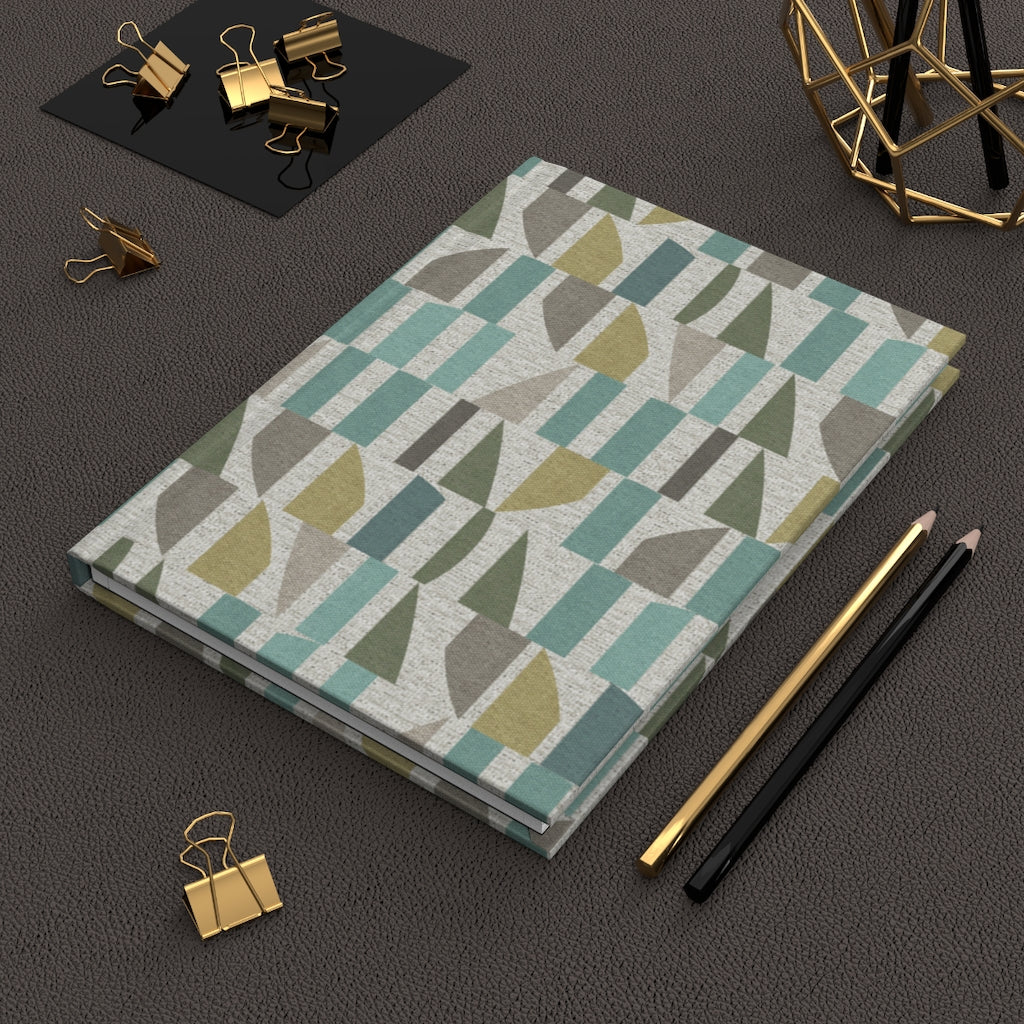 Frequency Code Hardcover Journal Matte in Aqua