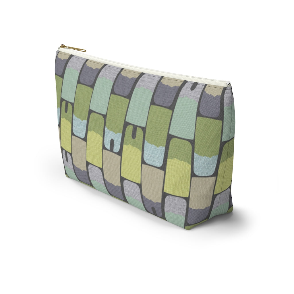 Popsicles Accessory Pouch w T-bottom in Green