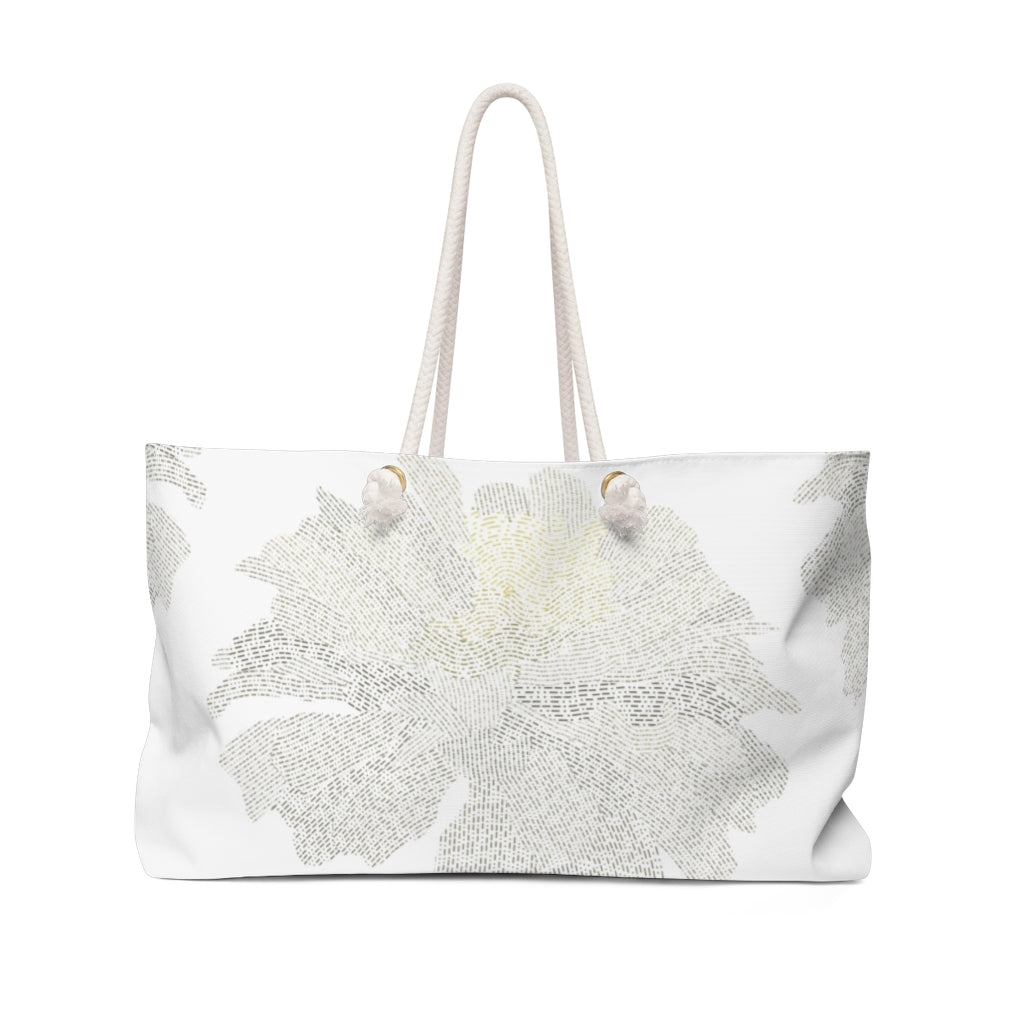 Ciphertext Code Weekender Bag in Warm Gray