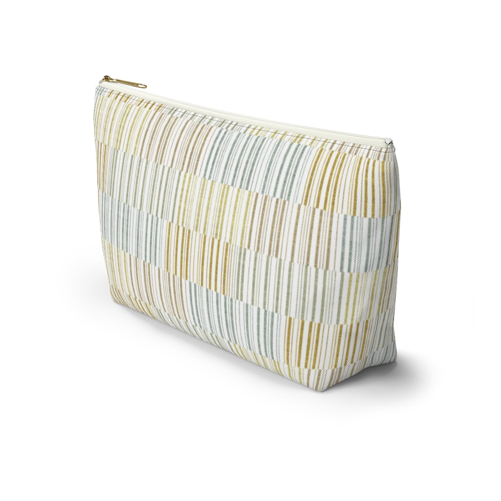 Traffic Code Accessory Pouch w T-bottom in Gold