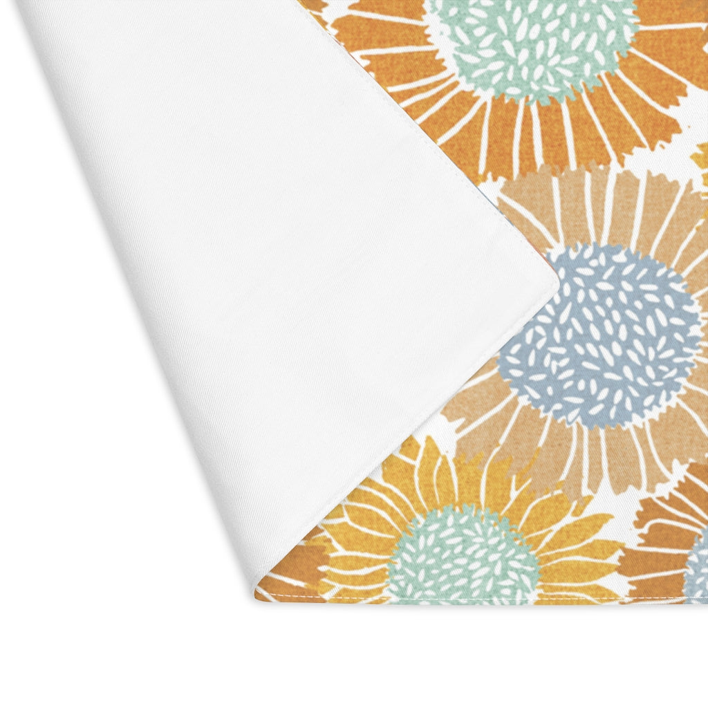 Sunflowers Placemat in Orange