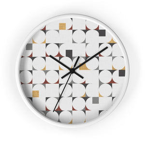 Cooper Mid Century Modern Wall Clock in Gray