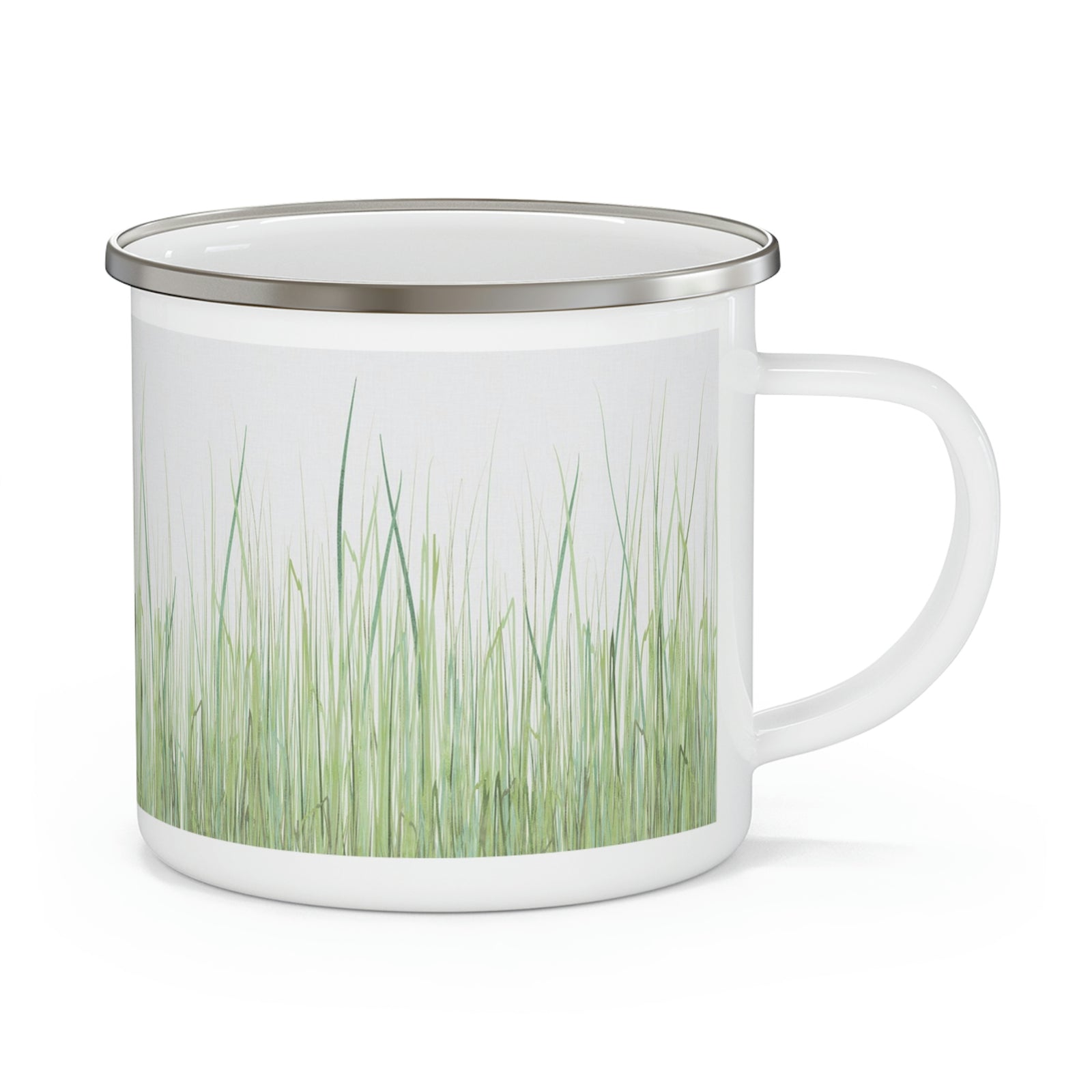 Hayfields Enamel Mug in Green