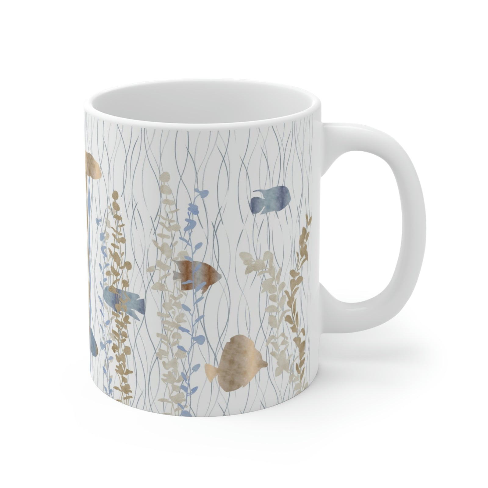 Aquarium Mug in Brown