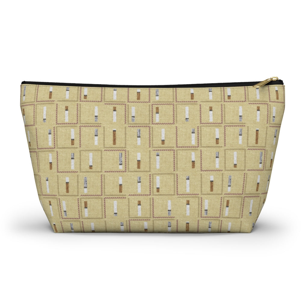 Pencil to Paper Accessory Pouch w T-bottom in Yellow