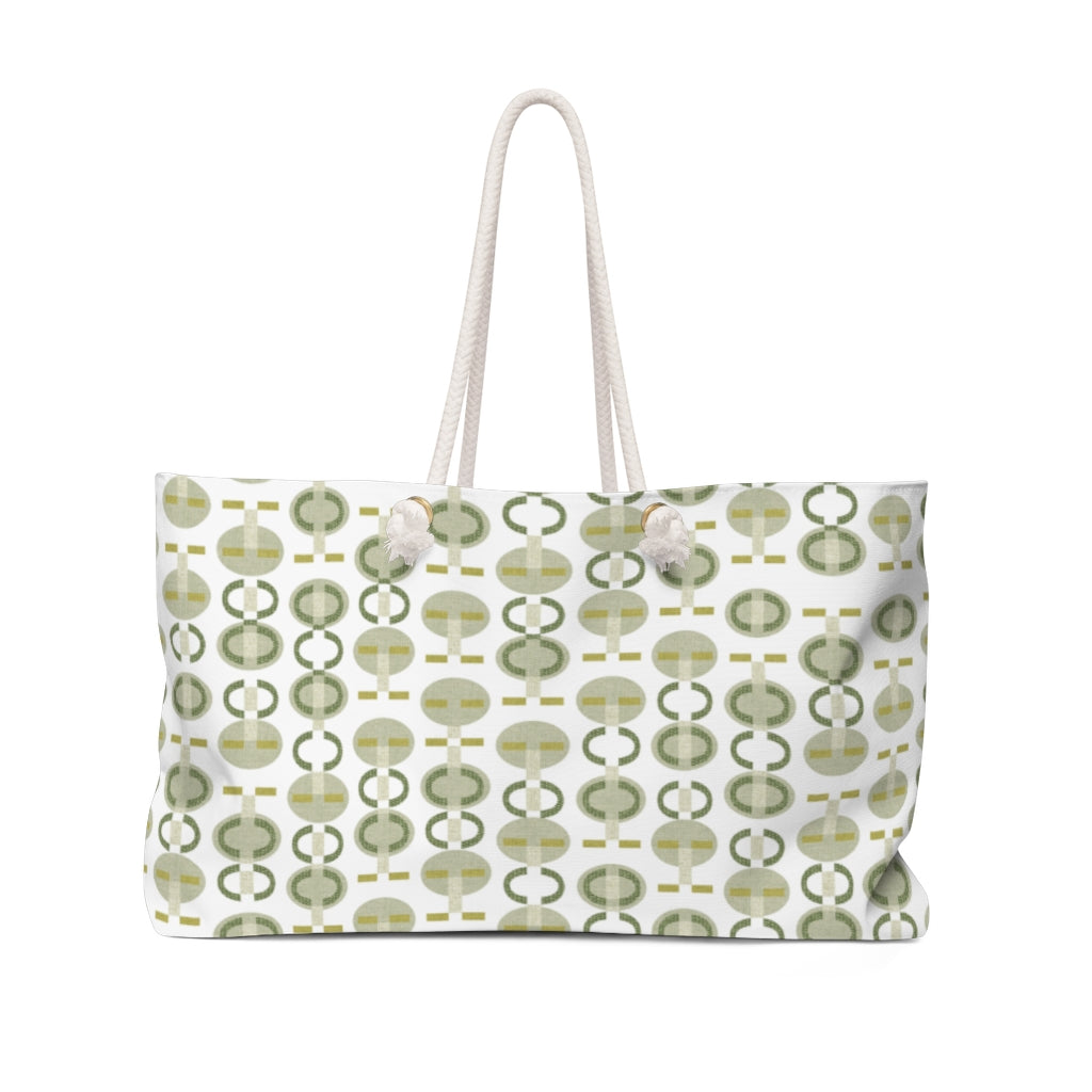 Telegraph Code Weekender Bag in Green