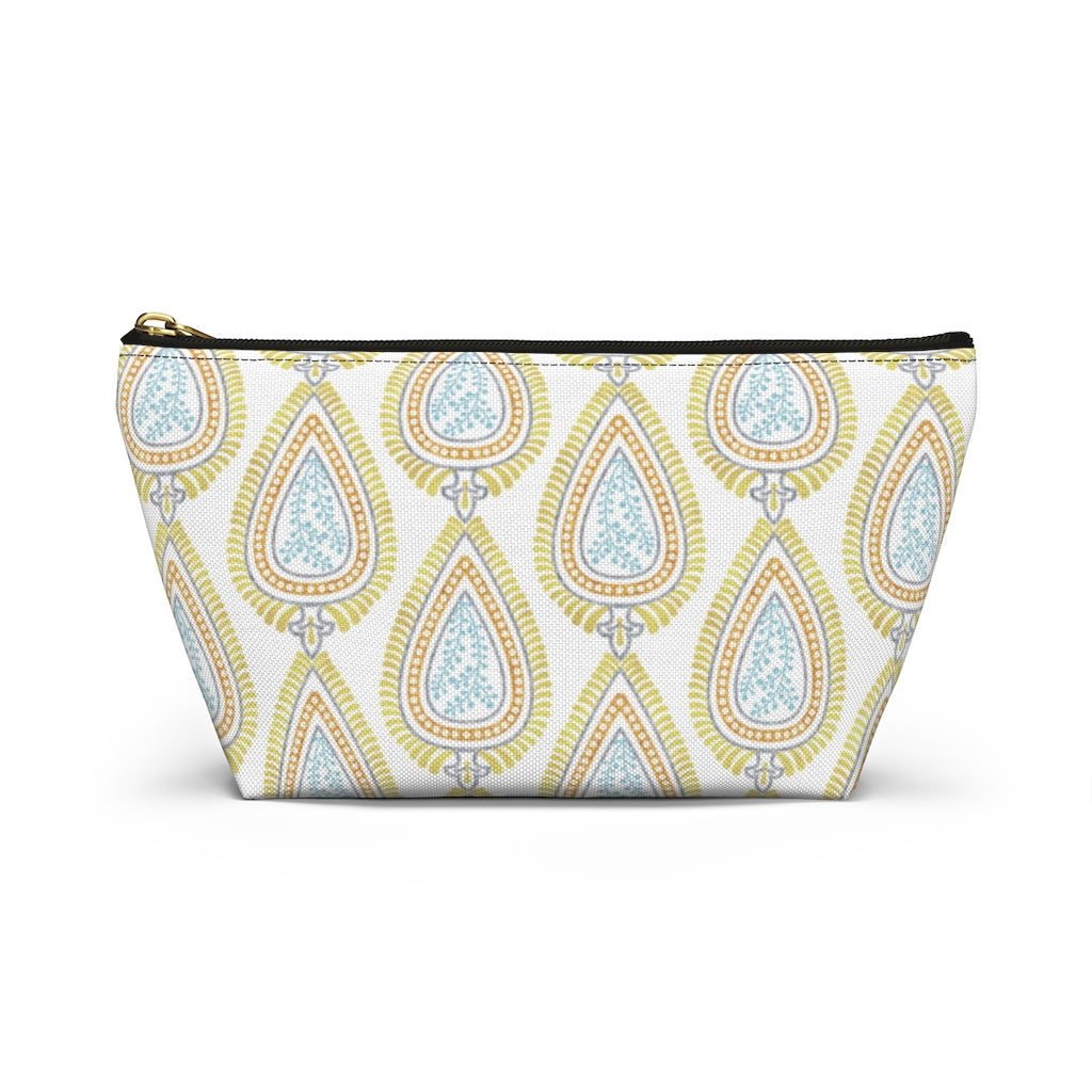 Teardrop Accessory Pouch w T-bottom in Gold
