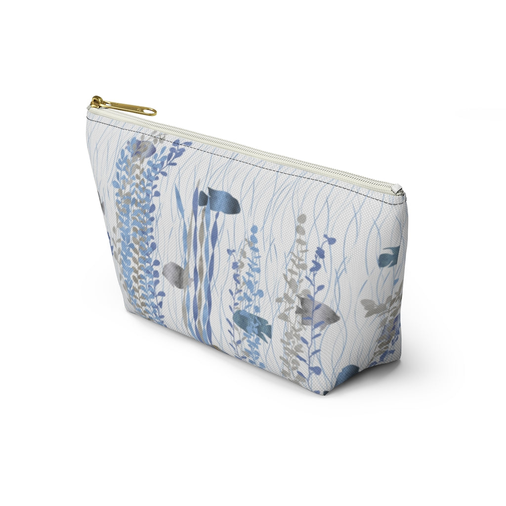 Aquarium Accessory Pouch w T-bottom in Blue