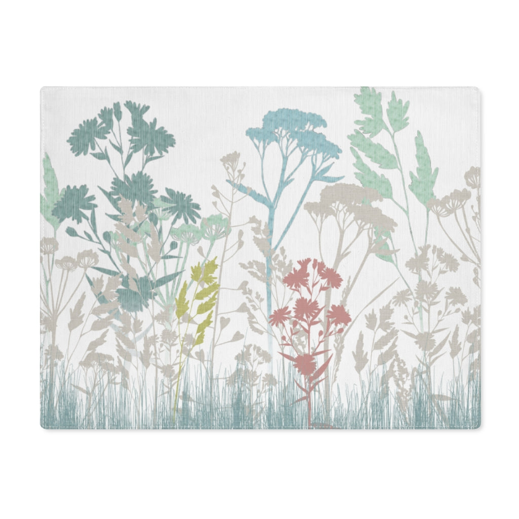 Springtime Placemat in Aqua
