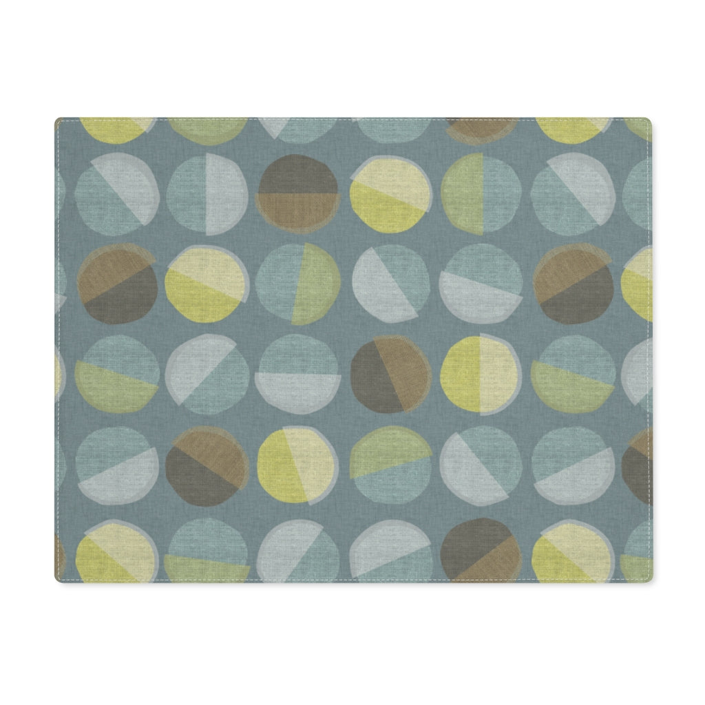 Ping Pong Placemat in Aqua