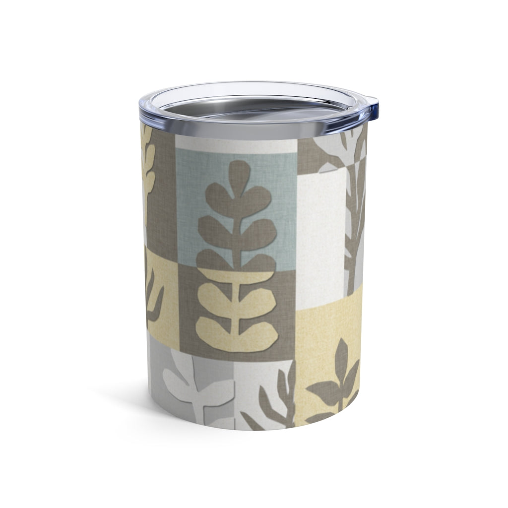 Botanical Paper Tumbler in Taupe
