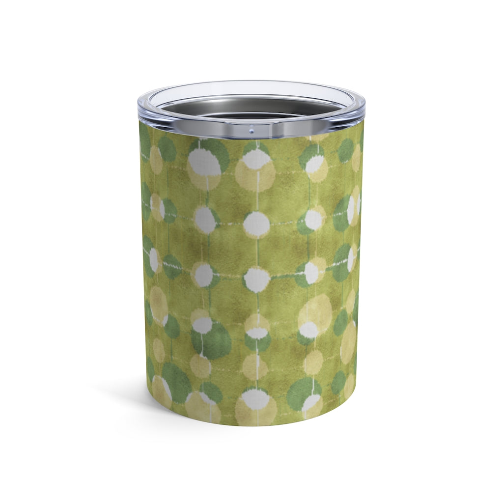 Ikat Texture Overlay Tumbler in Green