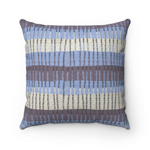 Bryce Canyon Square Throw Pillow in Purple