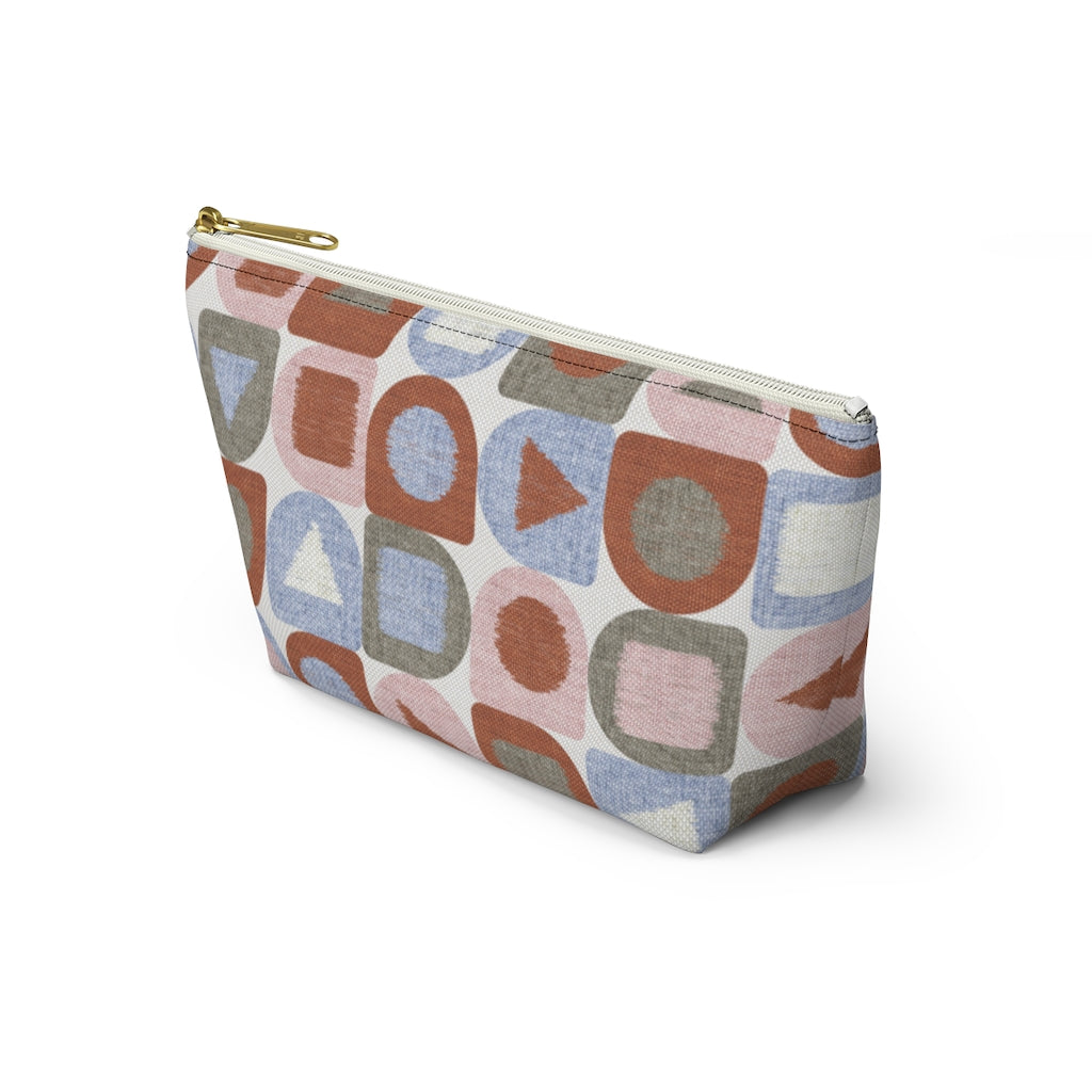 Shape Up Accessory Pouch w T-bottom in Pink