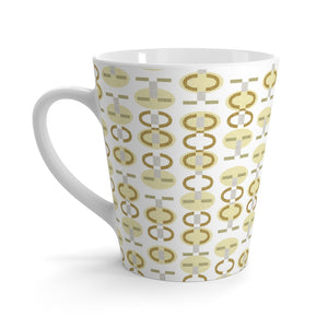 Telegraph Code Latte Mug in Yellow