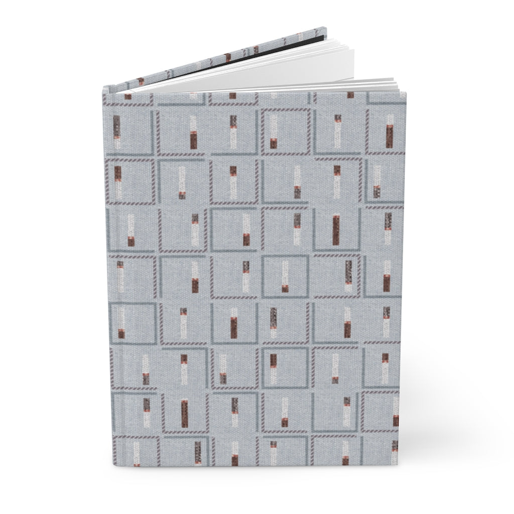 Pencil to Paper Code Hardcover Journal Matte in Blue