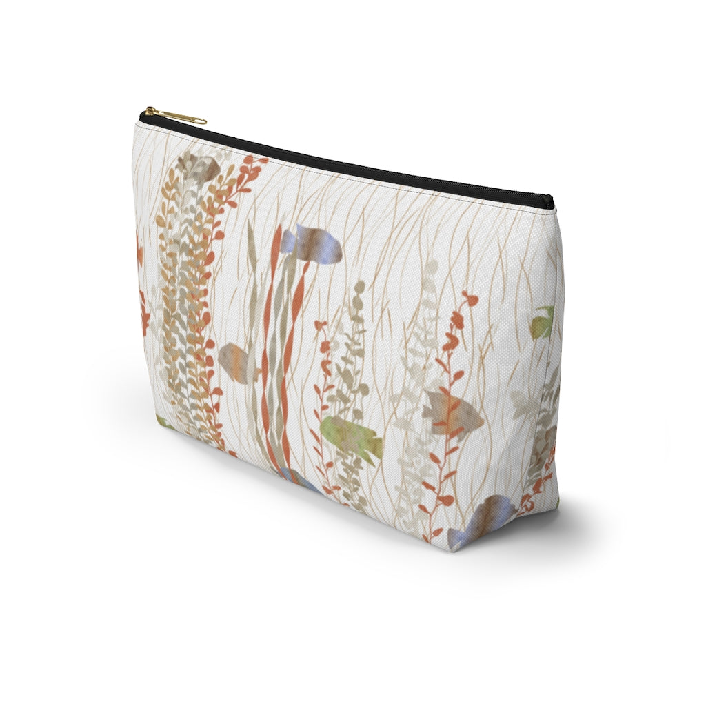 Aquarium Accessory Pouch w T-bottom in Coral