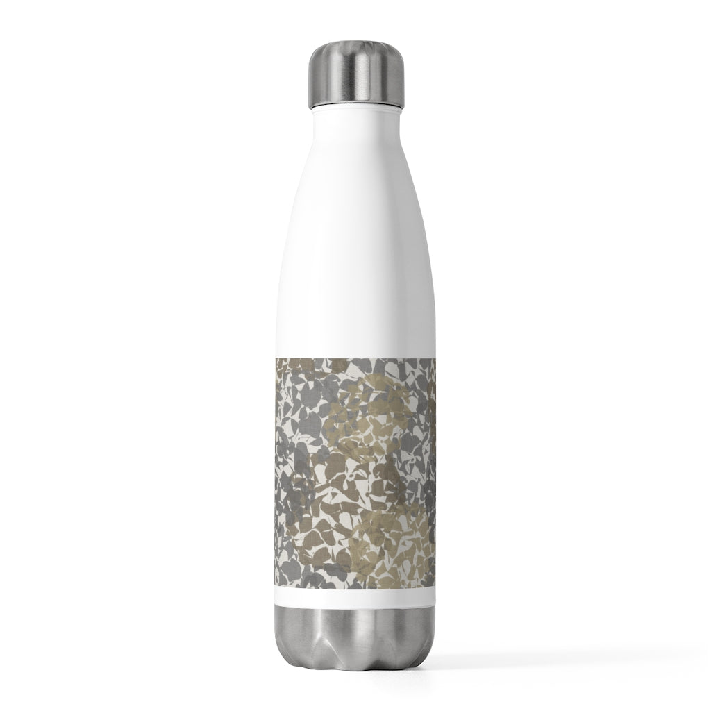 Hydrangea 20oz Insulated Bottle in Gray