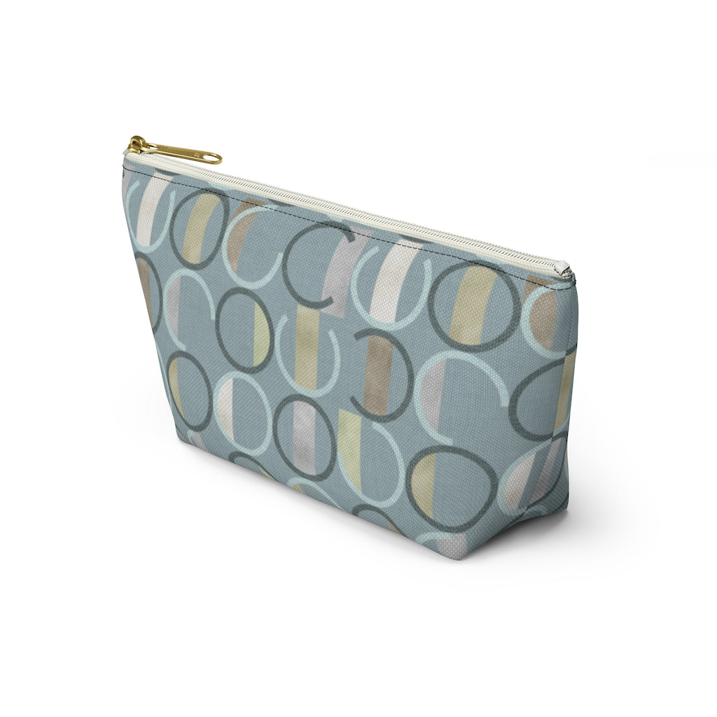 Journey Code Accessory Pouch w T-bottom in Aqua