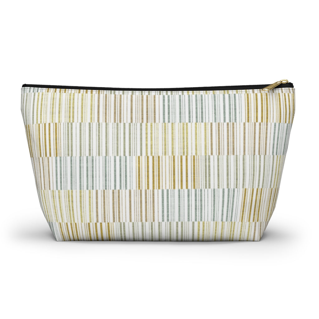 Traffic Code Accessory Pouch w T-bottom in Gold