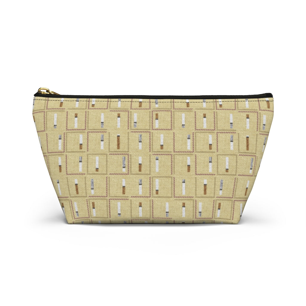 Pencil to Paper Accessory Pouch w T-bottom in Yellow