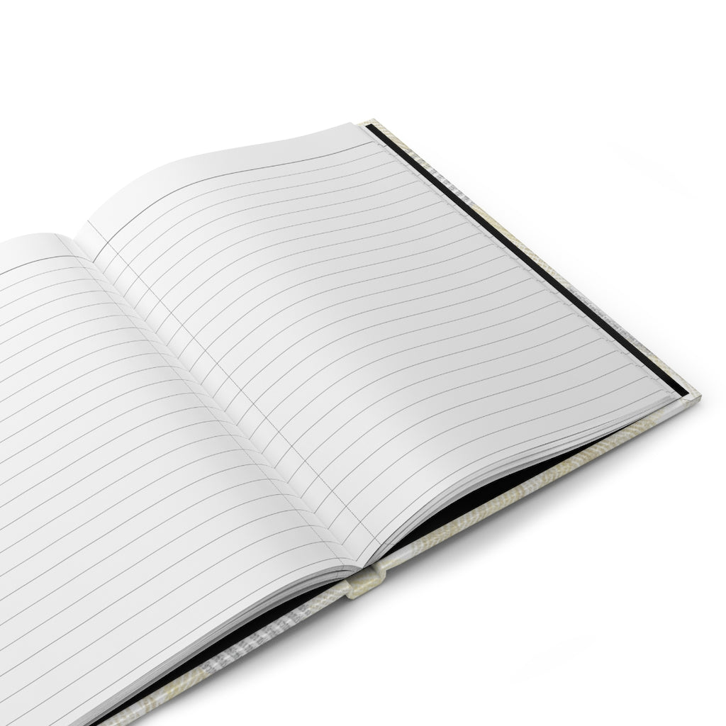 Daisy Chain Code Hardcover Journal Matte in Yellow
