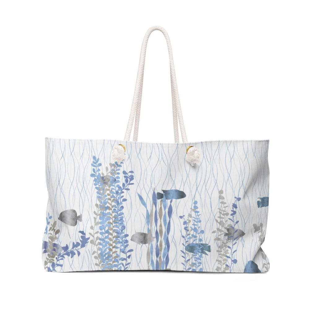 Aquarium Weekender Bag in Blue