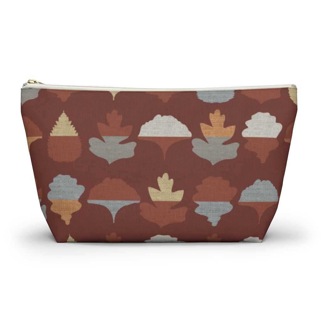 Frond Accessory Pouch w T-bottom in Red