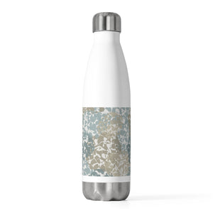 Hydrangea 20oz Insulated Bottle in Aqua