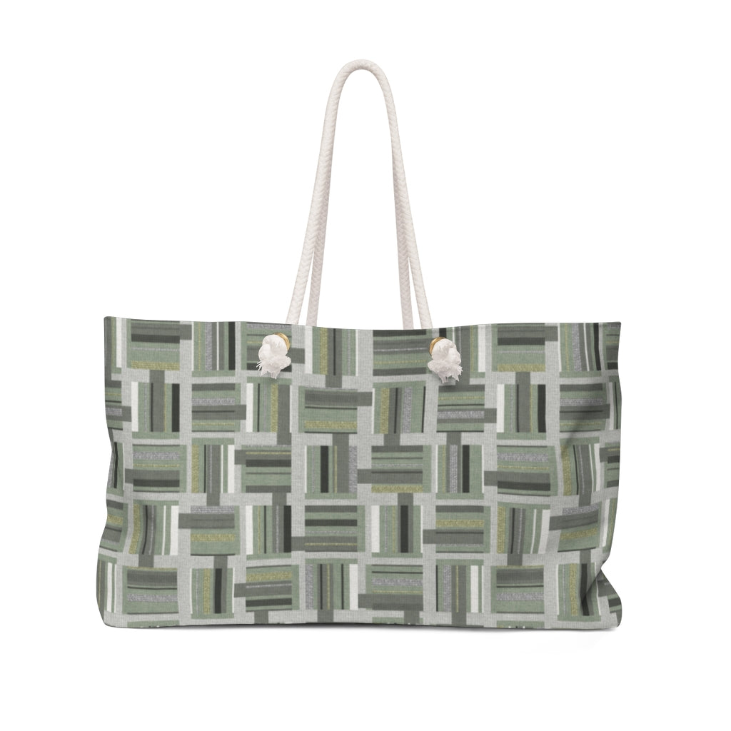 Bird Code Weekender Bag in Green