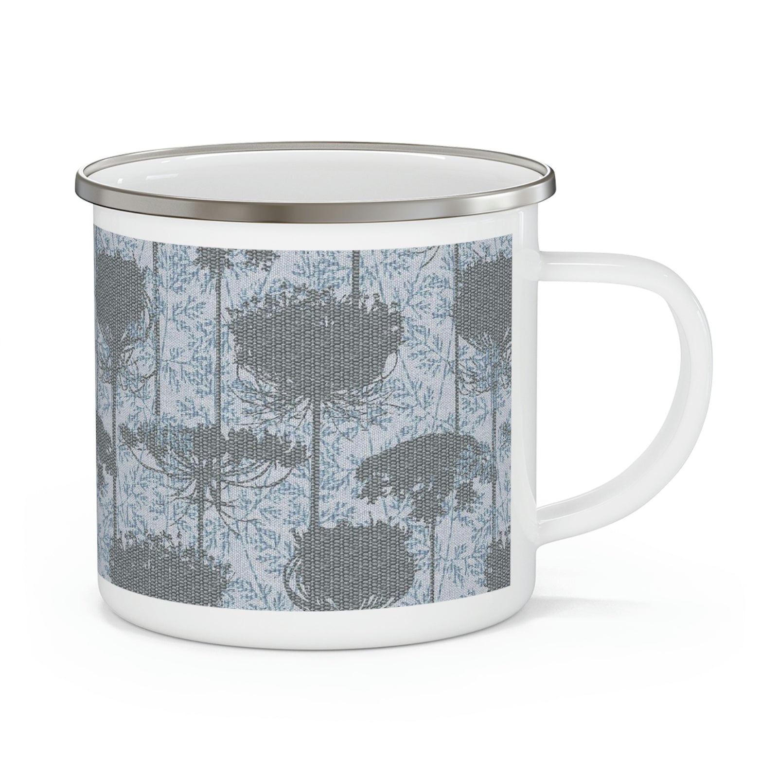Queen Anne Enamel Mug in Blue