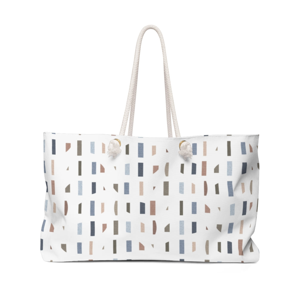 Tujjedy Code Weekender Bag in Blue