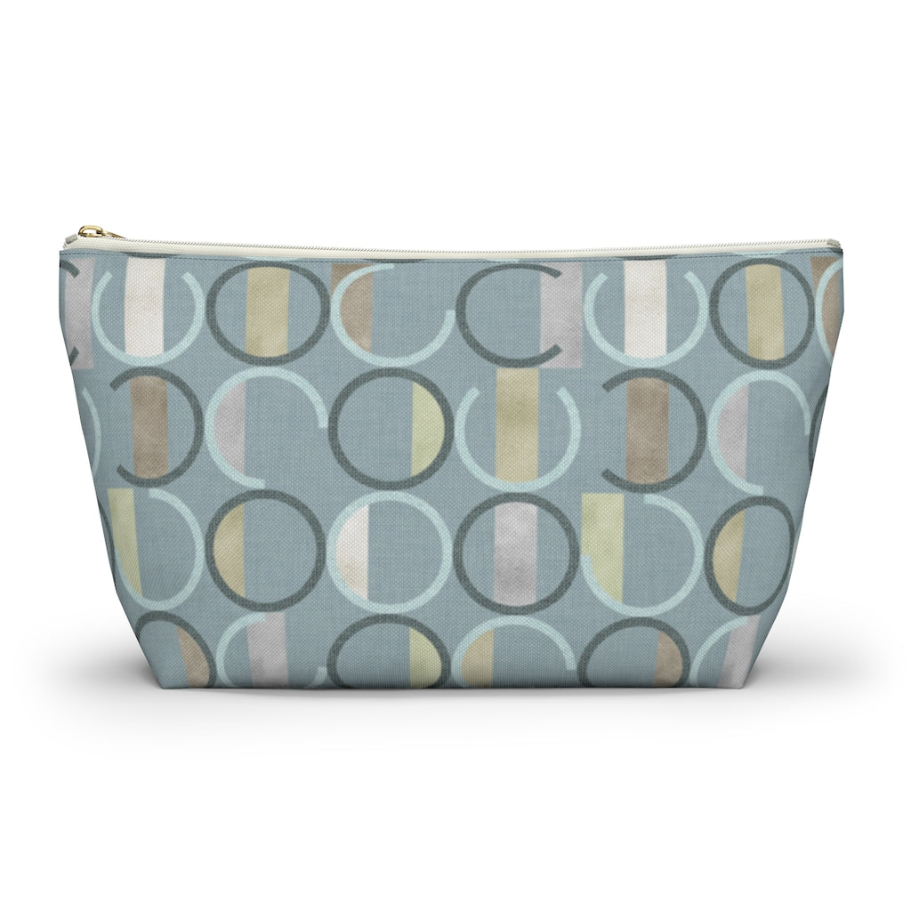 Journey Code Accessory Pouch w T-bottom in Aqua