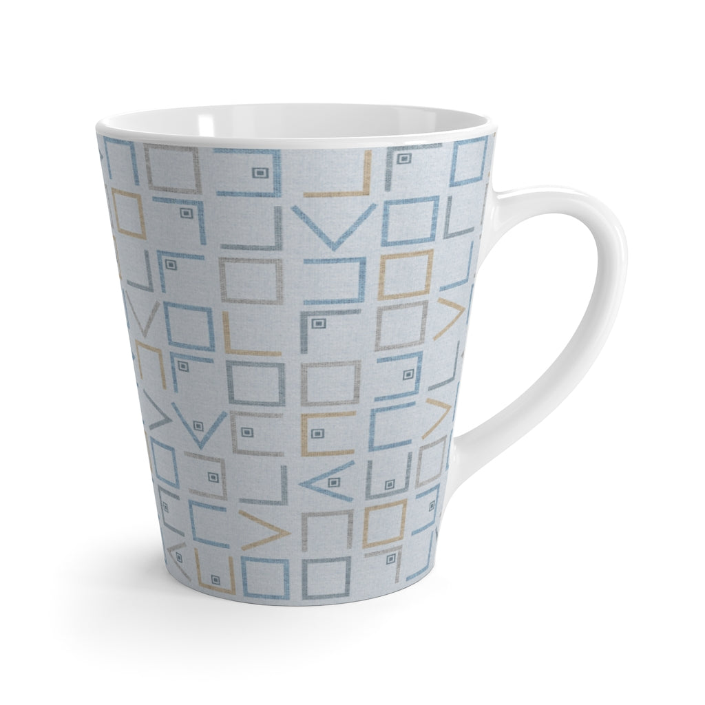 Encode Code Latte Mug in Blue
