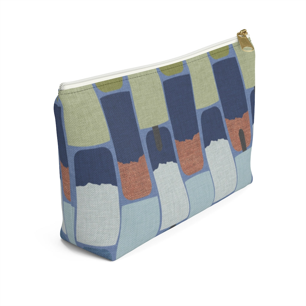 Popsicles Accessory Pouch w T-bottom in Navy