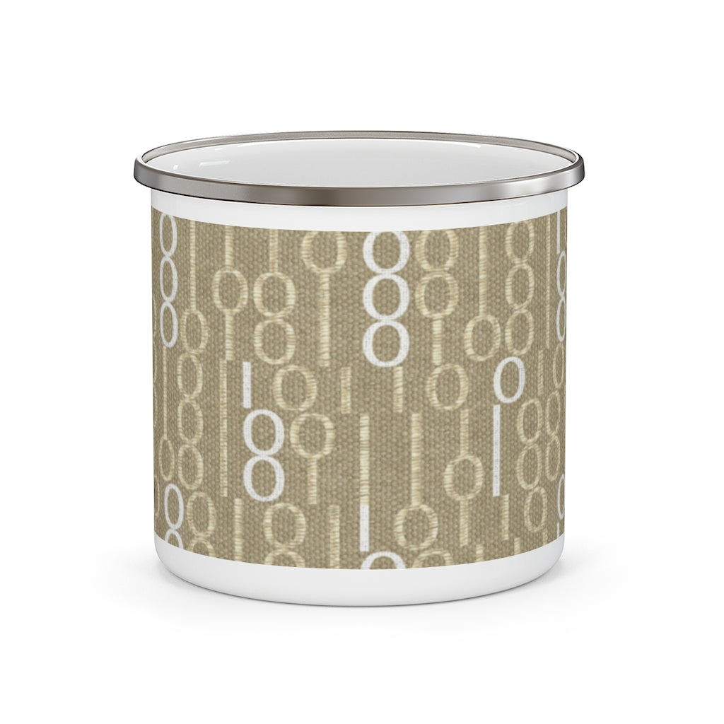Railroad Code Enamel Mug in Yellow
