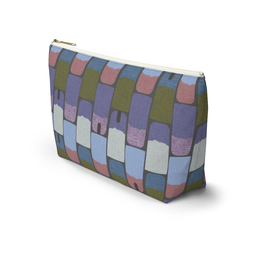 Popsicles Accessory Pouch w T-bottom in Purple