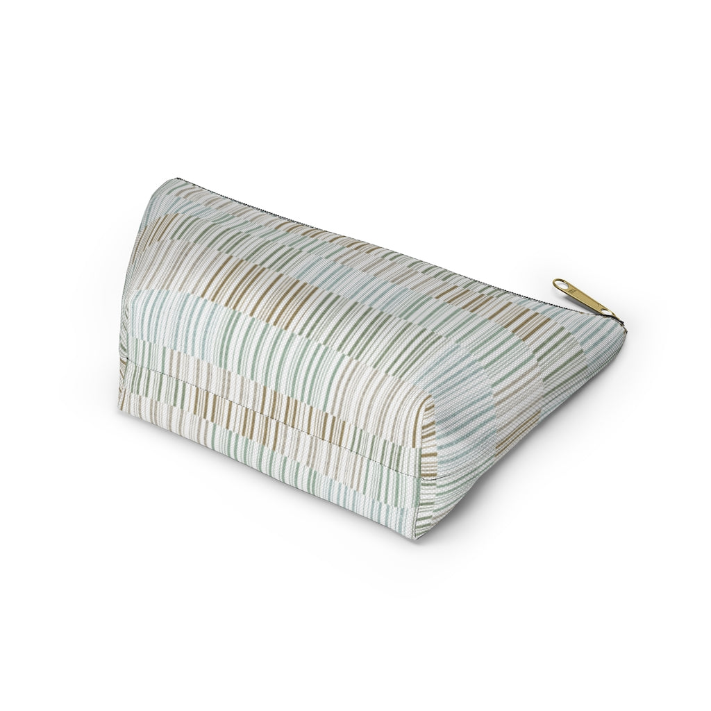 Traffic Code Accessory Pouch w T-bottom in Aqua