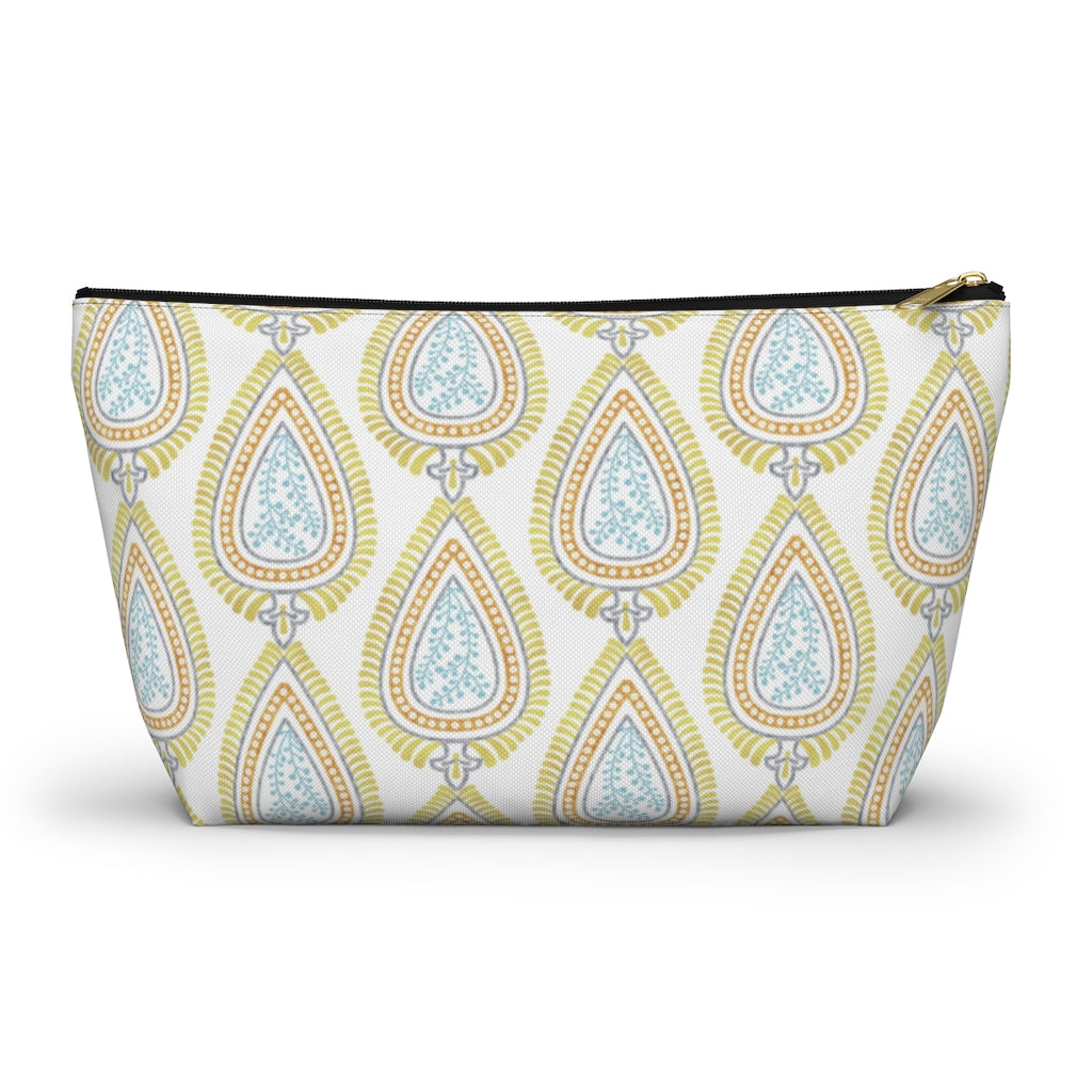 Teardrop Accessory Pouch w T-bottom in Gold