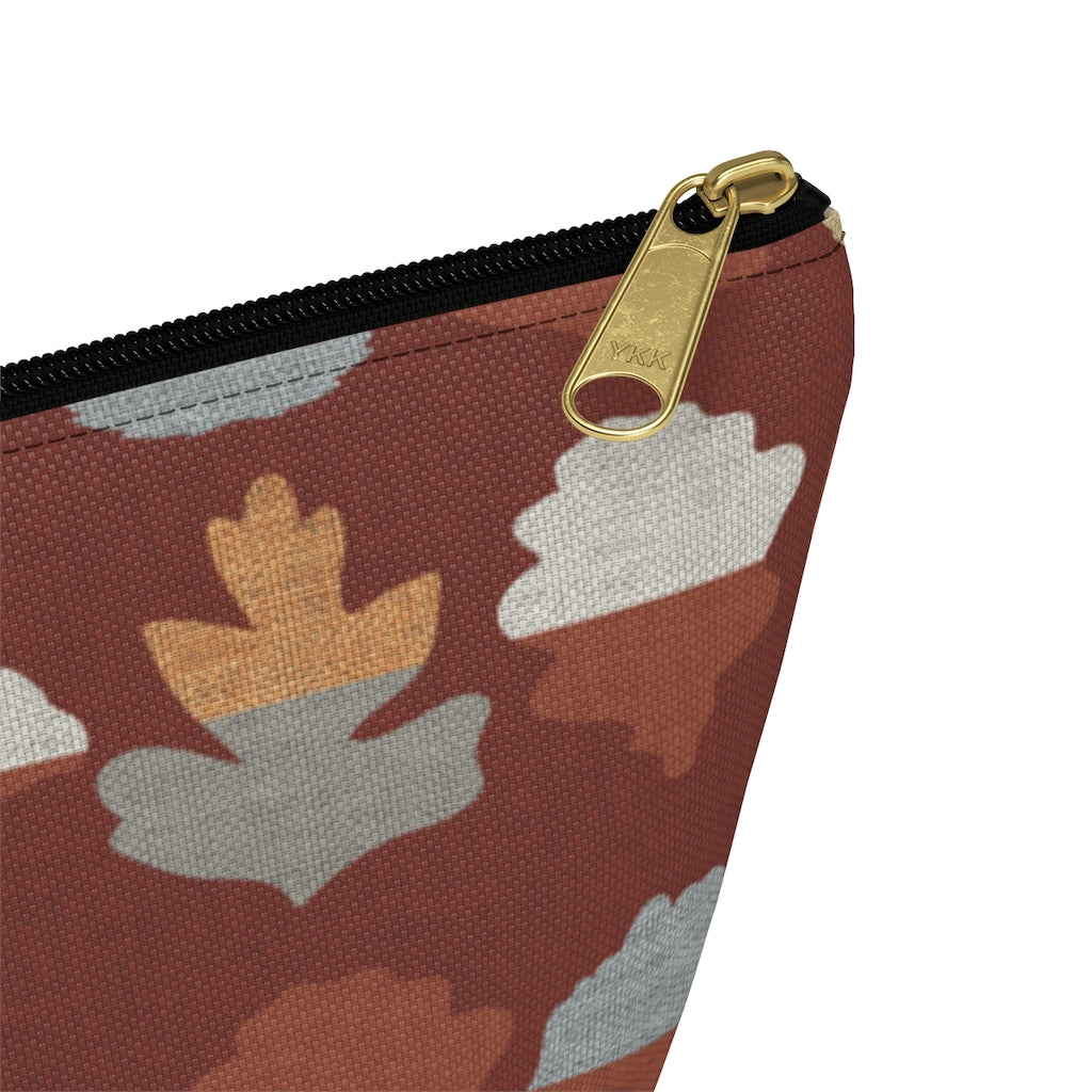 Frond Accessory Pouch w T-bottom in Red