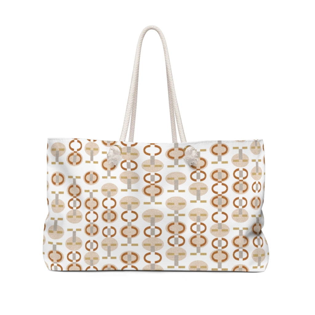 Telegraph Code Weekender Bag in Orange